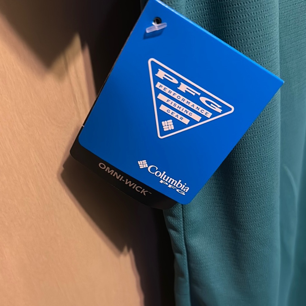 Columbia Teal Polo Shirt - Picture 4 of 4